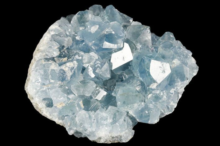 Sparkly Celestine (Celestite) Crystal Cluster - Madagascar #184366